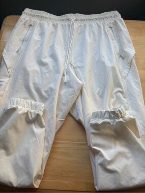 all in motion White Track Joggers